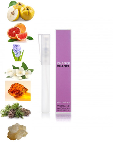 Chanel Chance Eau Tendre 10 мл парфюм с белой крышечкой