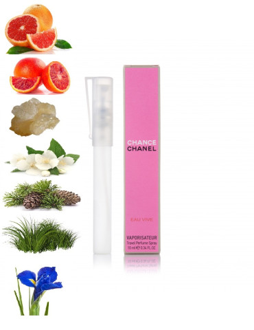 Chanel Chance Eau Vive 10 мл парфюм с белой крышечкой