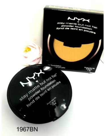 1967 BN Матирующая пудра NYX STAY MATTE BUT NOT FLAT POWDER FOUNDATION ( ПОШТУЧНО № 1,4 )
